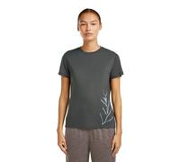 Icebreaker - Women's Merino Core S/S Tee Panax - Funktionsshirt, Gr. XS, grau (Obsidian)
