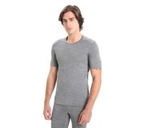 Icebreaker Merino Herren 200 Oasis Short Sleeve Crewe, Gritstone Hthr, Größe L