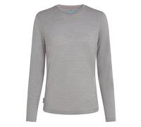 Icebreaker - Women's Merino 125 Cool-Lite Sphere III L/S Tee - Merinoshirt, Gr. L, grau (MetroHeather)