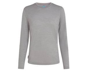 Icebreaker Merino Sphere III Longsleeve Tee Langarmshirt Damen metro heather Größe L Farbgruppe grau grau Damen 60% Lyocell, 40% Wolle | Enthält nichttextile Teile tierischen Ursprungs
