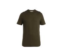 Icebreaker Merino Tech Lite III T-Shirt Herren - Leicht, Warm, Schnelltrocknend für Reisen, Outdoor und Abenteuer, Größe L, Dark Loden