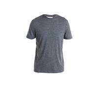 Icebreaker Merino Tech Lite III T-Shirt Herren - Leicht, Warm, Schnelltrocknend für Reisen, Outdoor und Abenteuer, Größe XL, Gritstone Heather/Grau