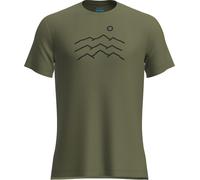 Icebreaker Sphere SS Tee Across the Peaks sphagnum - Größe XL