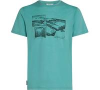 Icebreaker - T-Shirt aus Merinowolle - M Merino 150 Tech Lite SS Tee The Climb Hydro für Herren aus Wolle - Größe 44,5-46,5 - Navy blau Navy blau 44.5-46.5