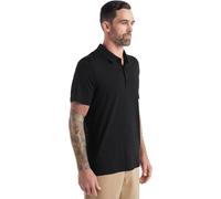 Icebreaker - Tech Lite II Poloshirt Herren schwarz schwarz M