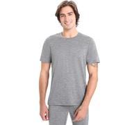 Icebreaker Merino Tech Lite II T-Shirt Herren / SS Tee Men, Größe S, Gritstone Heather/Grau