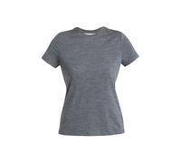 Icebreaker Tech Lite III T-Shirt Damen - Leicht, Warm, Schnelltrocknend für Reisen und Abenteuer, Größe L, Gritstone Heather/Grau