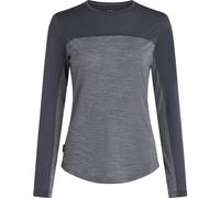 Icebreaker W Mer 125 Cool-lite Sphere Long Sleeve Tee CB graphite hthr/graphite/cb (00N) S