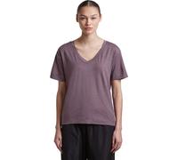 Icebreaker W Mer 150 Tech Lite Short Sleeve Relax V Neck Tee grey plum (IB0N1) XL