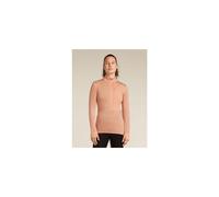 Icebreaker W Mer 200 Realfleece Descender Long Sleeve Half Z desert sand (0AC) L