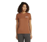 Icebreaker W Merino 150 Tech Lite Adventure Ride - T-Shirt - Damen M Brown
