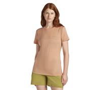 Icebreaker W Merino 150 Tech Lite Single Line Camp - T-Shirt - Damen S Orange