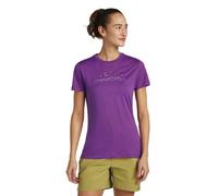 Icebreaker W Merino 150 Tech Lite Sparkling Stars - T-Shirt - Damen S Violet