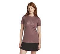 Icebreaker W Merino 150 Tech Lite Van Camp - T-Shirt - Damen S Red