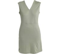 Icebreaker Damen Merino 200 Granary Sleeveless V Neck Kleid (Beige, Gr.: L)