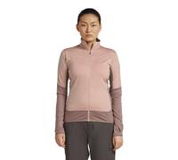 Icebreaker W Merino 300 RealFleece™ Descender - Fleecepullover - Damen Light Pink/Dark Pink XS