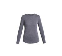 Icebreaker Women's Merino 125 Cool-Lite Sphere III Long Sleeve Tee Midnight Navy Heather Midnight Navy Hthr M