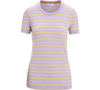 ICEBREAKER W Wave Ss Tee Stripe - Damen - - Größe M- Modell 2026
