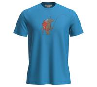 Icebreaker Men's Merino 150 Tech Lite Ss Tee Bear Catch Arctic L