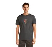 Icebreaker Wander-/Freizeit Tshirt Merino 150 Tech Lite Bear Catch (100% Merinowolle) grau Herren, Größe L