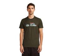 Icebreaker Wander-/Freizeit Tshirt Merino 150 Tech Lite Transportage (100% Merinowolle) dunkelgrün Herren, Größe L