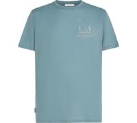 Icebreaker - Wander-T-shirt aus Merinowolle - Herren - M Merino 150 Tech Lite SS Tee Peaceful Pass Flint Blue - M Merino 150 Tech Lite SS Blau L