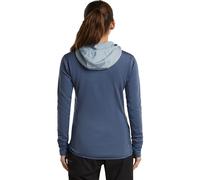 Icebreaker Wom Mer 300 Realfleece Desc Long Sleeve Zip Hoo dawn/zincblue/cb (IB0NN) M