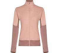 Icebreaker Wom Mer 300 Realfleece Desc Long Sleeve Zip summit/blush/cb (0JO) XS