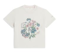 Icebreaker Merino 150 Tech Lite Crop Nz Flora Kurzarm-t-shirt S Ecru Heather