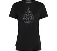 Icebreaker Women Merino 150 Tech Lite Short Sleeve Tee Hike Path black (001) XL