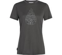 Icebreaker Women Merino 150 Tech Lite Short Sleeve Tee Hike Path obsidian (0A1) XS
