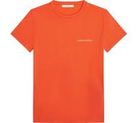 Icebreaker Women Merino 150 Tech Lite Short Sleeve Tee IB Wordmark fervid (0GT) M