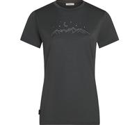 Icebreaker Women Merino 150 Tech Lite Short Sleeve Tee Sparkling Stars obsidian (0A1) M