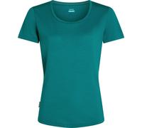 Icebreaker Women Merino Blend 125 Cool-lite Sphere Short Sleeve Scoop Tee tidal teal (0LG) L