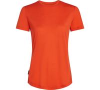 Icebreaker Women Merino Blend 125 Cool-lite Sphere Short Sleeve Tee fervid (0GT) XS