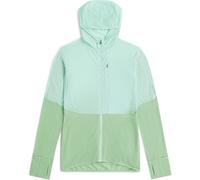 Icebreaker Women Merino Blend 200 Realfleece Descender Long Sleeve Zip Hoodie mint/seaglass/cb (0LF) S