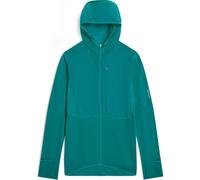 Icebreaker Women Merino Blend 200 Realfleece Descender Long Sleeve Zip Hoodie tidal teal (0LG) XL