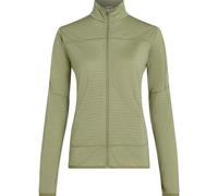 ICEBREAKER Merino Blend 300 Realfleece Descender Ls Zip W - Damen - Grün - Größe XS- Modell 2026