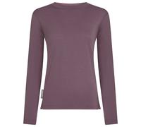 Icebreaker - Women's 150 Merinofine Ace L/S Tee - Merinoshirt, Gr. L, grau (GreyPlum)