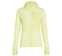 Icebreaker - Women's 200 RealFleece Descender L/S Zip Hoodie - Merinohoodie, Gr. L, gelb (Citrine)