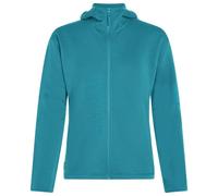 Icebreaker - Women's 360 Realfleece Elem L/S Zip Hoodie - Merinohoodie, Gr. XS, türkis (Topaz)