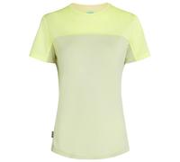 Icebreaker - Women's Cool-Lite Sphere III S/S Tee CB - Merinoshirt, Gr. M, grün (Ashen/Citrine/CB)