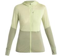 Icebreaker Womens Descender LS Zip Hoodie glazen/lichen - Größe S