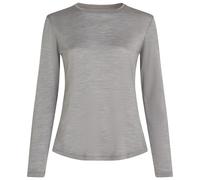 Icebreaker - Women's Merino 125 Cool-Lite Sphere III L/S Tee - Merinoshirt, Gr. S, grau (MetroHeather)