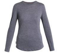 Icebreaker - Women's Merino 125 Cool-Lite Sphere III L/S Tee - Merinoshirt, Gr. XS, grau (MidnightNavyHeather)