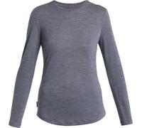 Icebreaker Women's Merino 125 Cool-Lite Sphere III Long Sleeve Tee Midnight Navy Heather Midnight Navy Hthr M
