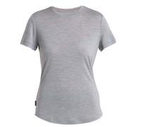 Icebreaker - Leichtes, atmungsaktives Kurzarm-T-Shirt - Women Merino 125 Cool-Lite Sphere III SS Tee Metro Hthr für Damen - Größe S - Grau Grau S