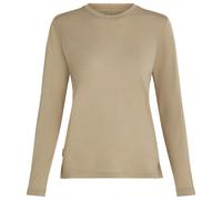 Icebreaker - Women's Merino 150 Ace L/S Tee - Merinoshirt, Gr. L, beige (Flagstone)