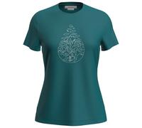 Icebreaker - Women's Merino 150 Tech Lite III S/S Hike Path - Merinoshirt, Gr. L, tidal teal (TidalTeal)