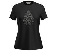Icebreaker - Women's Merino 150 Tech Lite III S/S Hike Path - Merinoshirt, Gr. S, schwarz (Black)